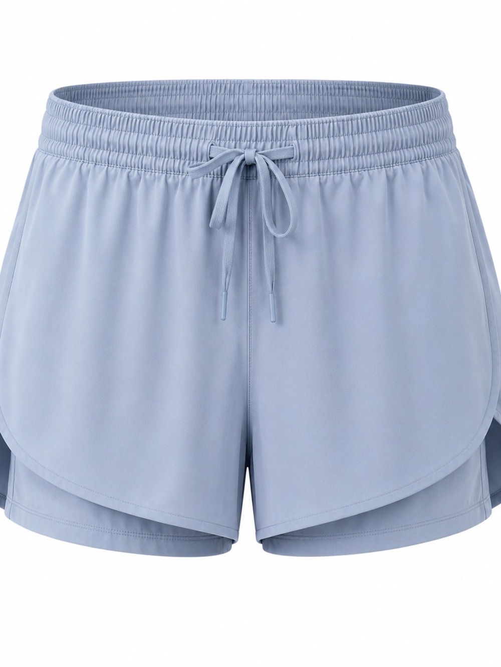 NWT CALIA Step Up Shorts Women’s XXL Pale Blue Lined Athletic Running Short